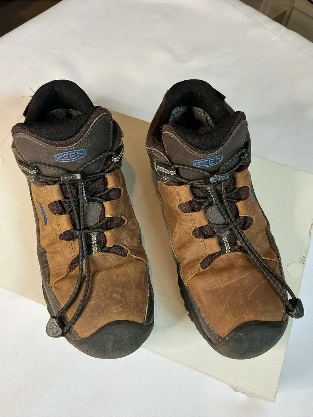 Keen Targhee Drawstring Kids Brown and Black Outdoor Trail Boots